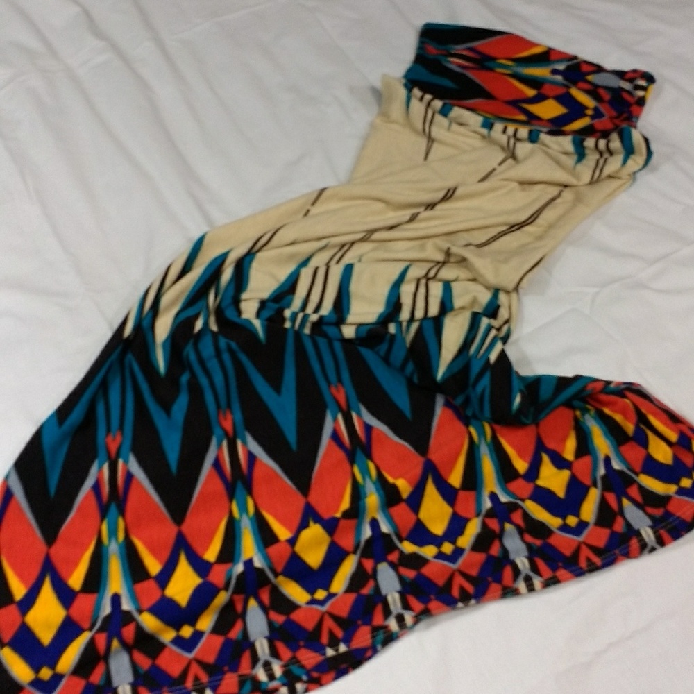 YoYo 5 Halter Top long Dress junior small